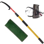 SUNORCHID Telescopic Tree Pruner 12 Foot Pole Saw Extendable Long Reach Tree Pruning Saw Tree Loppers for Pruning and Trimming Branches and Leaves