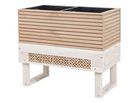 Siena Garden Belina Box M 6454 Plantekasse Fyrretræ, Plastic Natur