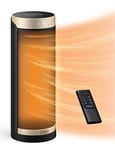 16 Inch Space Heater, 1800W Silent Ceramic Electric Heater Low Energy,