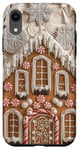 iPhone XR Cute Christmas Gingerbread House Snowflakes Holiday Xmas Case