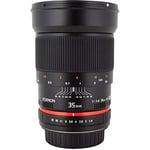 Rokinon 35mm f/1.4 Aspherical Lens with Automatic Chip for Nikon F