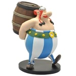 ASTERIX - Obelix and his Barrel Polystone Statue Plastoy