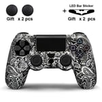 Dualshock trådlös Bluetooth spelkontroll för Playstation4 /ps4/ps3 silicone cover no controller silicone cover no controller