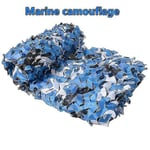 3x5m 3x8m 3x10m 4x5m Förstärkt kamouflagenät Simbassäng Strandpaviljong Trädgårdssolskydd Kamouflageduksnät 7 färger Marin kamouflage Marine camouflage 3x3m