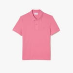 Lacoste Mens Regular Fit Movement Piqué Polo Shirt in Pink material_cotton - Size X-Small