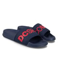 DC Shoes Men's Dc Slide Beach & Pool Shoes, Blue (Navy/Red Nrd), 11 UK