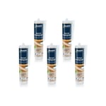 Mastic Bostik ACRYL parquet chêne clair 300ml x5