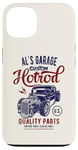 Coque pour iPhone 13 Al's Hotrod Garage Classic Car Custom Al Design