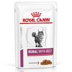 Royal Canin Veterinary Feline Renal med storfe i saus - 12 x 85 g