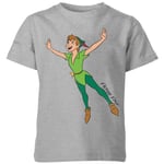 Disney Peter Pan Flying Kids' T-Shirt - Grey - 3-4 Years