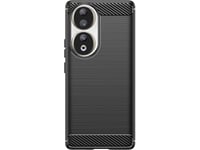 Hurtel Etui Silikonowe Carbon Case Do Honor 90 - Svart