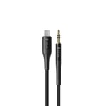 Devia ljudkabel Ipure EC620 jack 3,5 mm - USB-C 1m svart