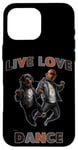 Coque pour iPhone 16 Pro Max Live Love Dance Rottweiler Style Hip Hop