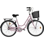 Damcykel MADE Linde 3-växlad 26" rosa Onesize 2024