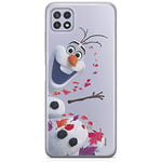 ERT GROUP Coque de téléphone Portable pour Samsung A22 5G Original et sous Licence Officielle Disney Motif Olaf 003 Parfaitement adapté à la Forme du téléphone Portable, partiel imprimé