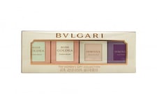 BVLGARI MINIATURES GIFT SET 5ML ROSE GOLDEA BLOSSOM DELIGHT EDP + 5ML ROSE GOLDE