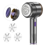 Fabric Shaver and Electric Lint Remove, Sweater Defuzzer with 3 Stainless Steel Blades for Remove Clothes Fuzz, Lint Balls, Pills, Bobbles