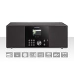 TELESTAR DIRA S 24 CD DAB+/FM Stereoradio CD-soittimella Musta