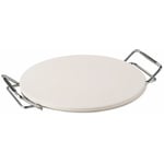 Pierre à Pizza Stone Pierre de cuisson pour bbq Barbecue Système ø 30 cm avec Support Rond - Flash