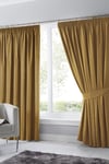 'Dijon' Thermal and Blackout Fully Lined Pencil Pleat Curtains