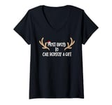 Womens Most Likely To Call Herself A Gift V-Neck T-Shirt