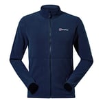 Berghaus Men's Prism Micro InterActive Polartec Fleece Jacket, Added Warmth, Extra Comfortable, Dusk, M
