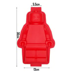 ZHUHAI Lego Silicone Mold Mini Figure Robot Shape Cake Tools Holes Lego Ice Cube Tray Mold Chocolate Cake Jelly Jello Fondant Moulds (Color : Style 7)