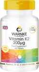 Vitamine K2 200Mcg - 60 Comprimés - Menaquinon MK-7 | Warnke Vitalstoffe