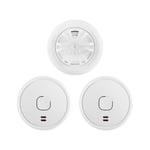 Battery Smoke Alarms and Heat Alarm Home Essentials Kit - UltraFire UFUB1KIT