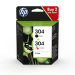 HP 304 Black & Colour Ink Cartridge Combo Pack For ENVY 5020 Printer