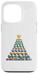 Coque pour iPhone 13 Pro Christmas Tree Haltère Poids Haltérophile Gymnase