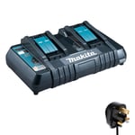 Makita 18V Twin-Port Fast Charger - DC18RD/2 - 240V