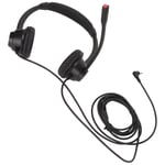 2.5Mm Office Headset Dual Ear Telephone Headphone With Noise Cancelling Mi Part