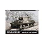 Char M36/m36b2 Us Army Battle Of The Bulge|academy|13501|1:35 Maquette Char Prom