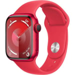 APPLE Apple Watch Series 9 Gps + Cellular - 41 Mm (product)red Aluminiumfodral Sport Band Armband S/m