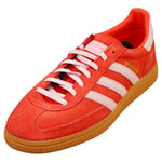 adidas Handball Spezial Mens Casual Trainers in Bright Red Pink - 10 UK