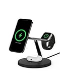 Belkin BOOSTCHARGE PRO 3-in-1 Wireless Charger for Apple Devices - Black