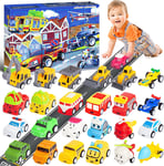 DFGEE Advent Calendar 2024 Kids - Christmas Countdown Calendar Pull Back Car for