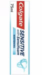 3 x 75ml Tubes Colgate Sensitive Sensifoam Whitening Toothpaste Long expiry date