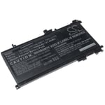 vhbw batterie compatible avec HP Omen 15-AX200, 15-AX200NA, 15-AX200NX, 15-AX201NC, 15-AX201NX, 15-AX202NA laptop (4000mAh, 15.4V, Li-Polymère, noir)