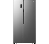 LOGIK LSBSX23 American-Style Fridge Freezer - Inox, Silver/Grey