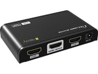 Techly 104837 Hdmi 2.0 Splitter 1X2 4K 60Hz Hdr Edid