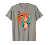 Avatar: The Last Airbender Group Shot Kanji Sunset Pose T-Shirt