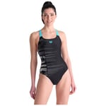 Maillots de bain Arena  MAILLOT DE BAIN SWIM PRO BACK GRAP - BLACK-MARTINICA - 38