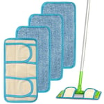 Reusable Mop Pads for Flash Speedmop Heavy Duty Microfibre Wet Dry Cleaning Mop