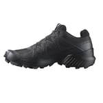 SALOMON Mens Speedcross Hiking Shoe, Black Black Quiet Shade, 11 UK