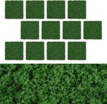 FANTASK Lot de 12 murs de plantes artificielles en mousse - 50,5 x 50,5 cm - Brise-vue pour jardin, maison, cour