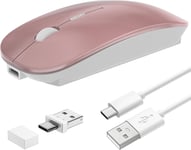 Blutooth Souris sans Fil Or Rose Mini Souris Bluetooth pour macbook Pro/ipad Souris sans Fil silencieuse