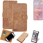 FOR Motorola Moto S50 SMARTPHONE CASE COVER WALLETCASE CORK