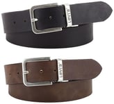 Levi's Homme Reversible Belt Ceinture, Braun (Brown), 90 EU